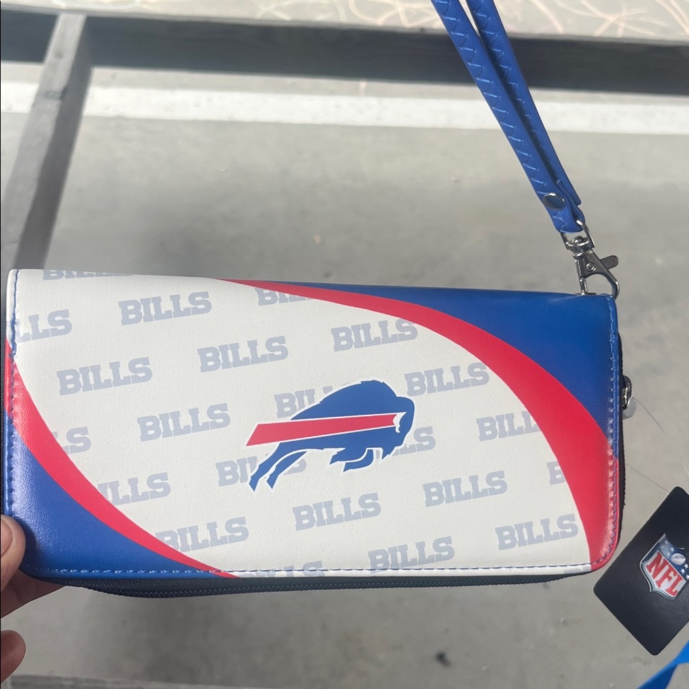 NFL Bills Blue and Red Clutch